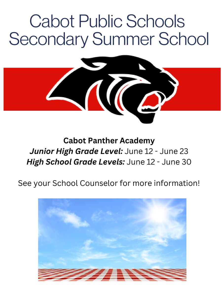Secondary Summer School Flyer